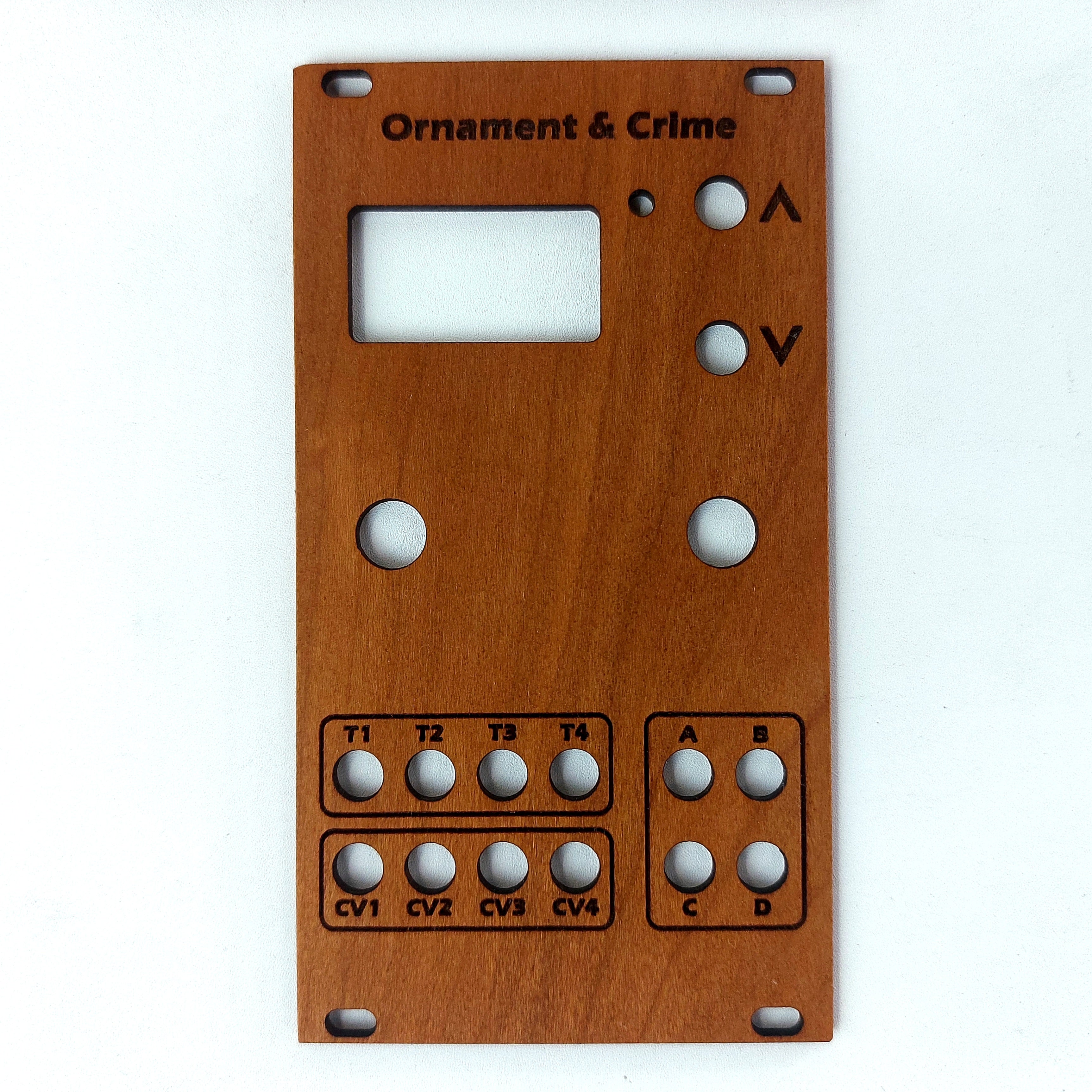 O_C Ornament and Crime Wood Panel – BossWood Creations