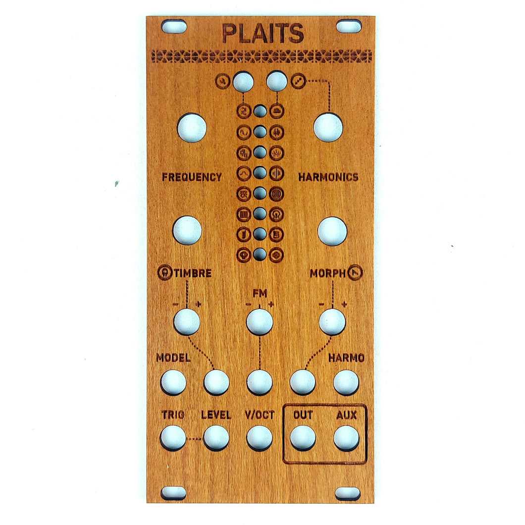 Mutable Instruments Plaits Wood Panel